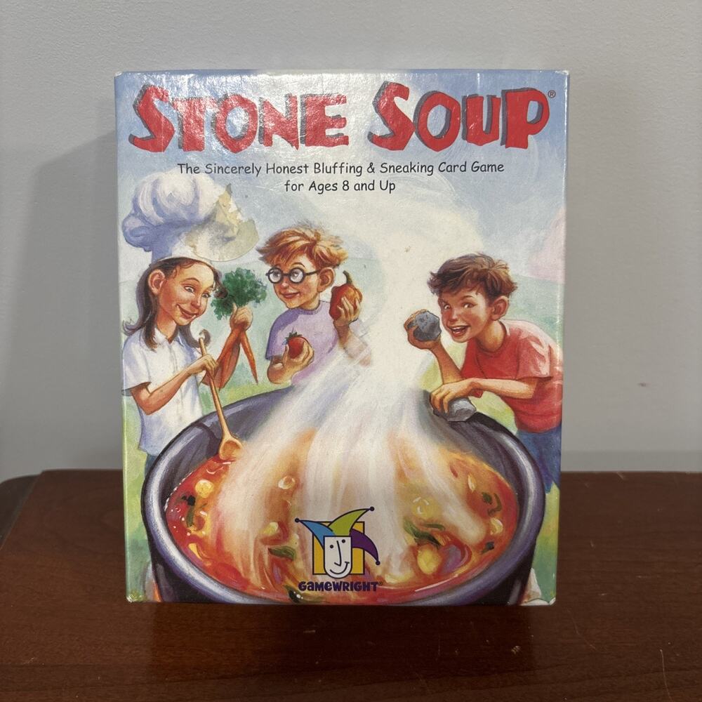 VINTAGE Stone Soup Card Game COMPLETE Gamewright 2000 Parenting Honors Award - Picture 5 of 7